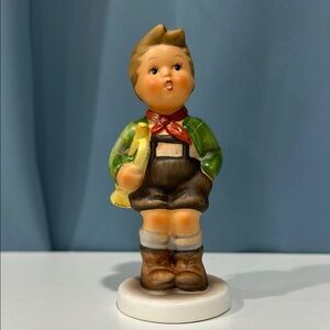 Vintage Berta Hummel Schmid Hark The Herald Boy Ornament Figurine 1983 1st Ed
